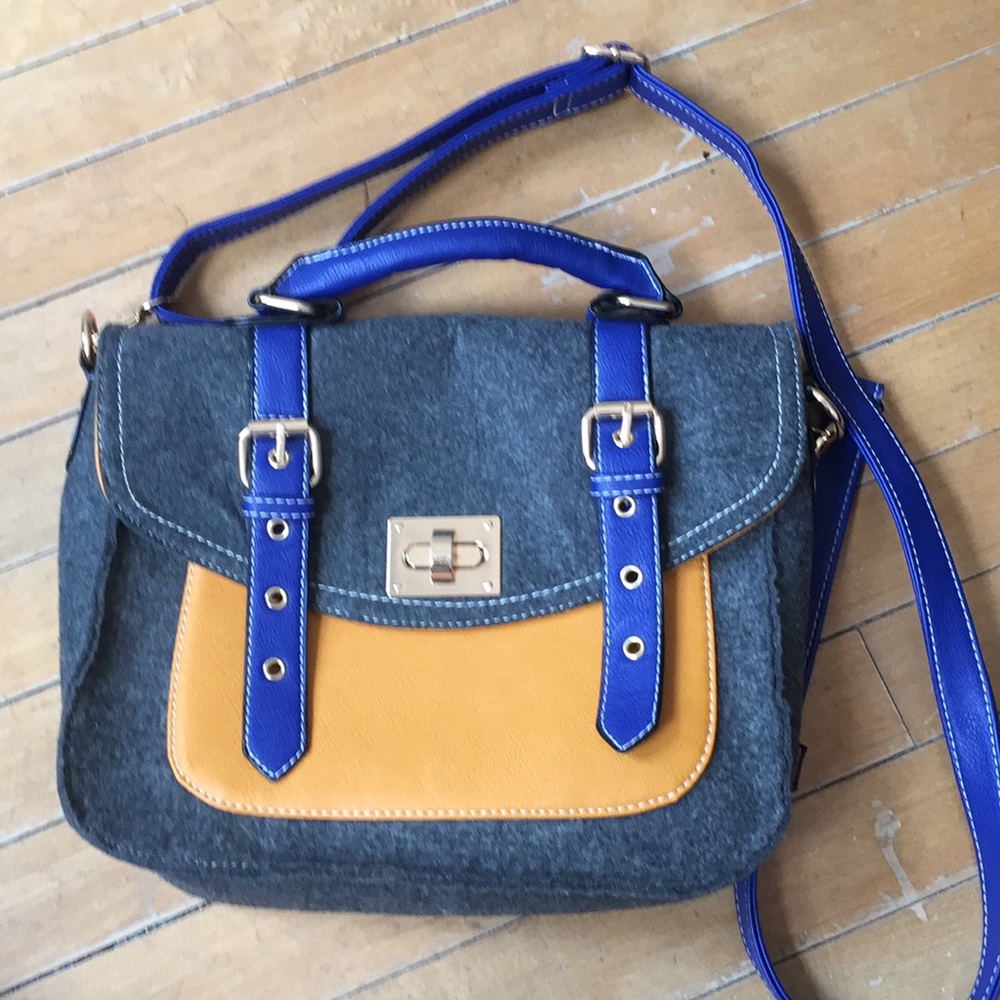 Faux Wool Handbag
